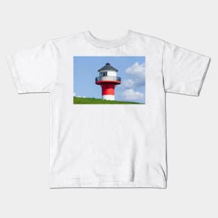 Lighthouse, Lühe, Altes Land, Lower Saxony, Germany, Elbe Kids T-Shirt